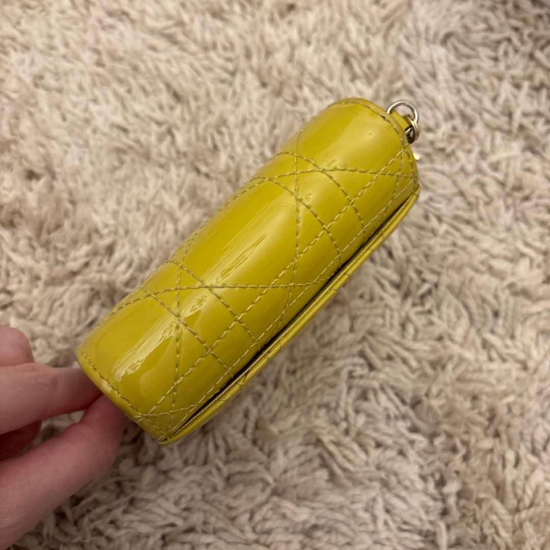 Dior ロータスウォレット　キルティング財布　三つ折り財布