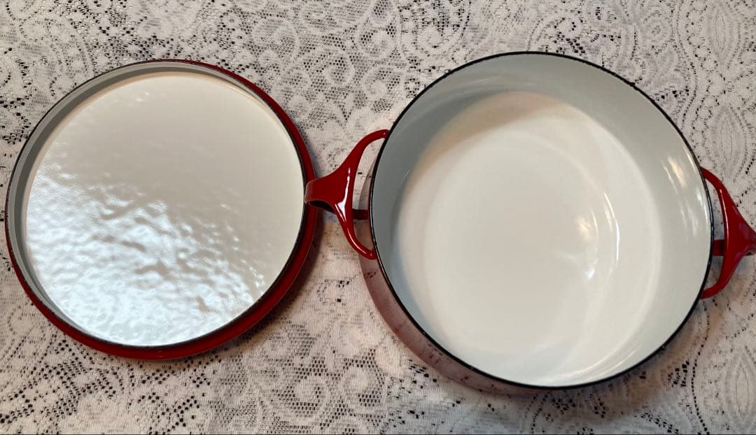 【新品★DANSK】Køkkenstyle/両手鍋/赤レッド/ダンスク