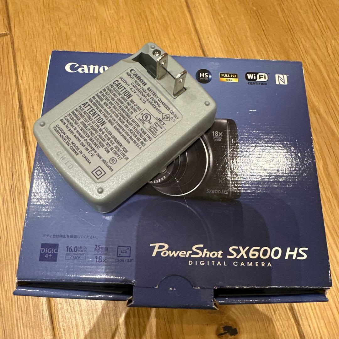 Canon PowerShot SX600 HS Wi-Fi ブラック　デジカメ