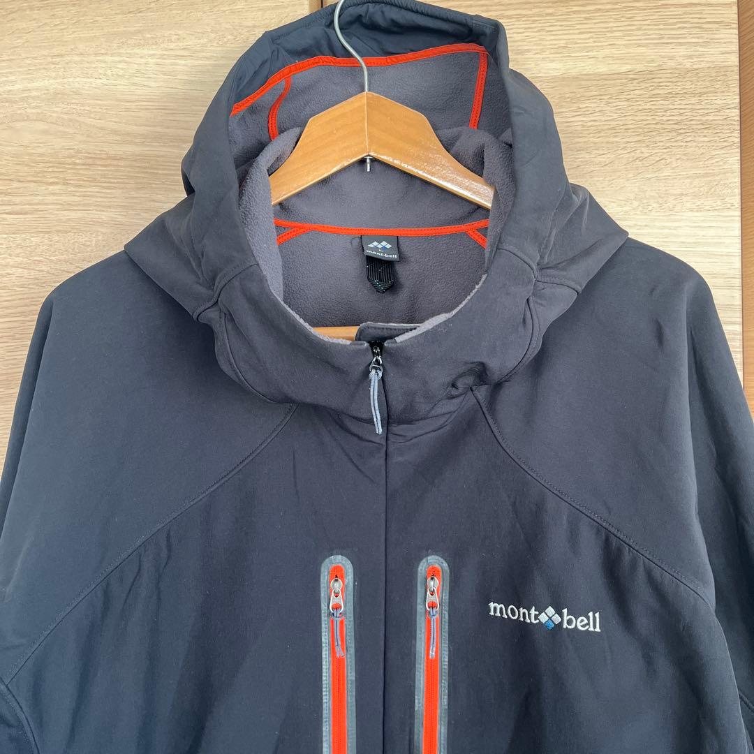 montbell モンベル パウダーシェッドパーカ メンズ L ブラック