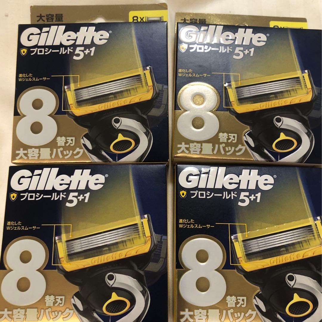 Gillette プロシールド 替刃 8個入 ジレット 新品 4個