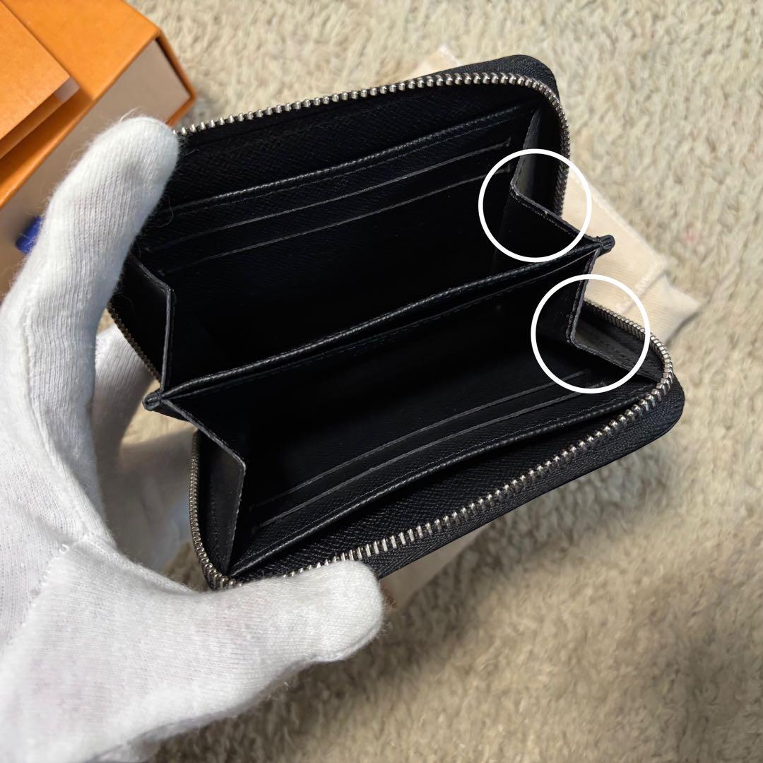 美品　ルイヴィトン　ジッピーパース　エピ　ブラック