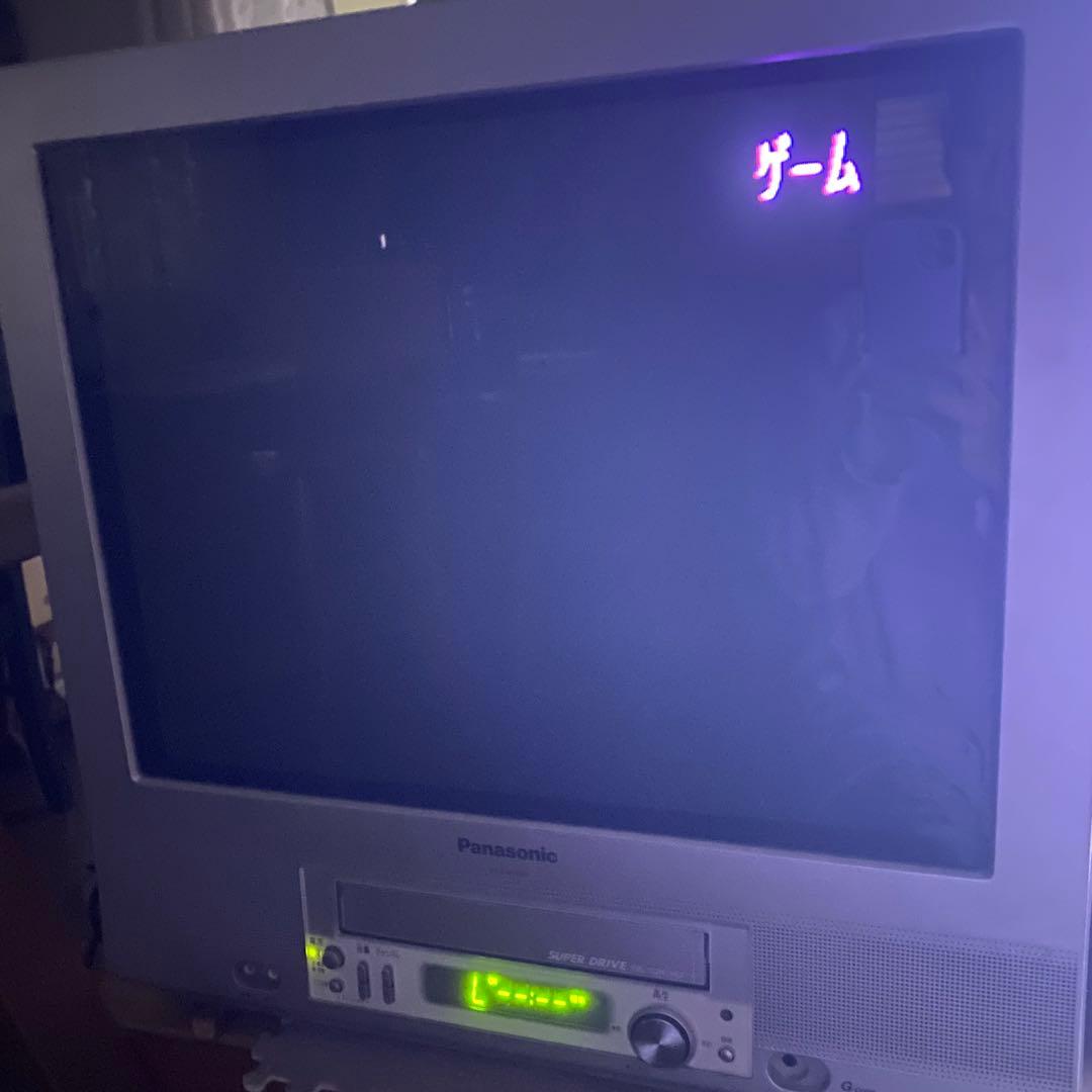 パナソニック 21型 ブラウン管テレビデオTH-21VFR60 リモコン付き
