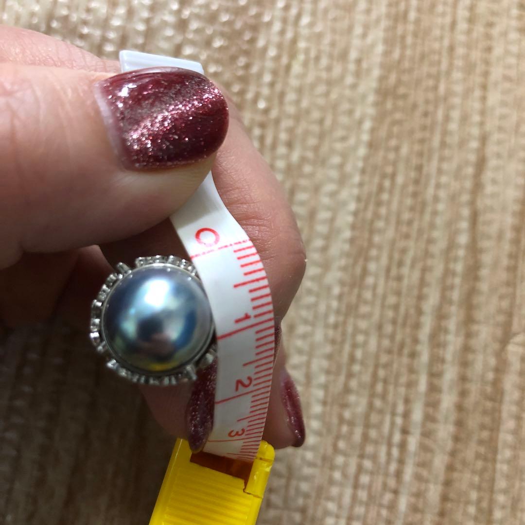 田崎真珠　マークあり　指輪　15号　シルバー