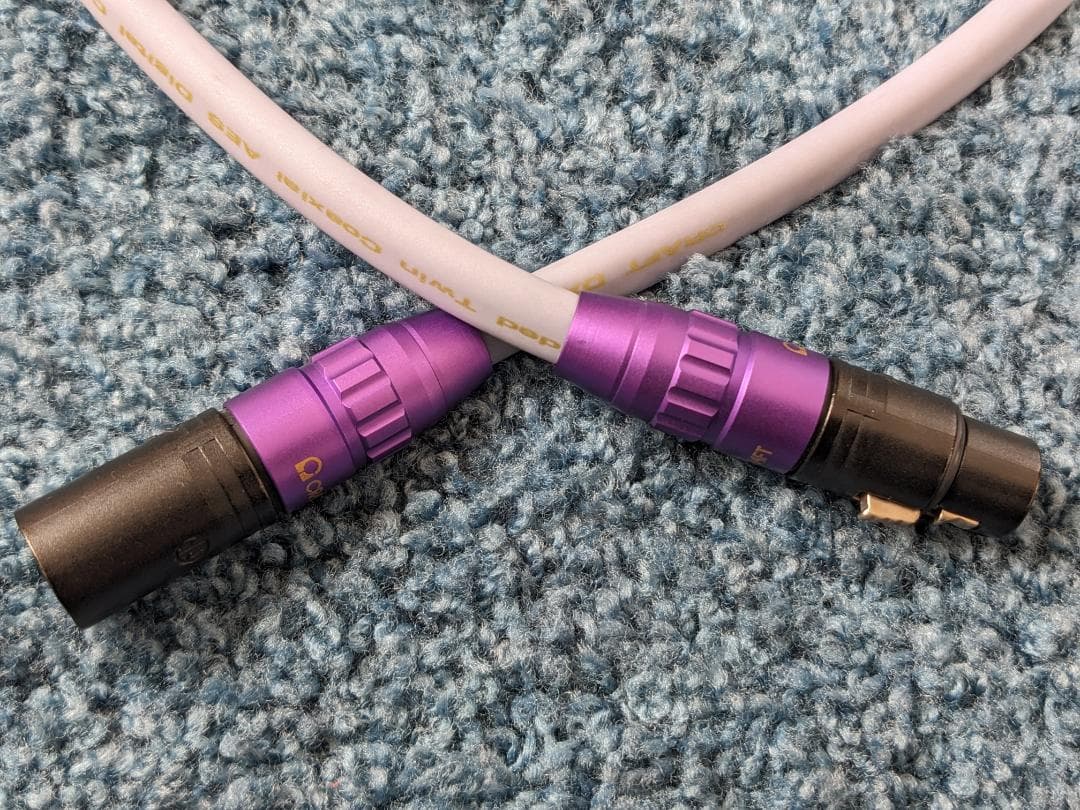 美品 オーディオクラフト DXシリーズ AES/EBUデジタルケーブル 1m