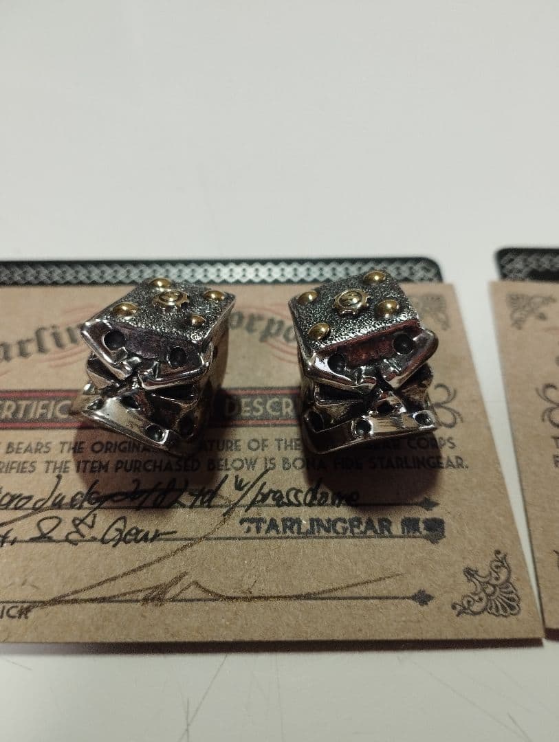 スターリンギア　ビーズ　ラッキー　2個セット