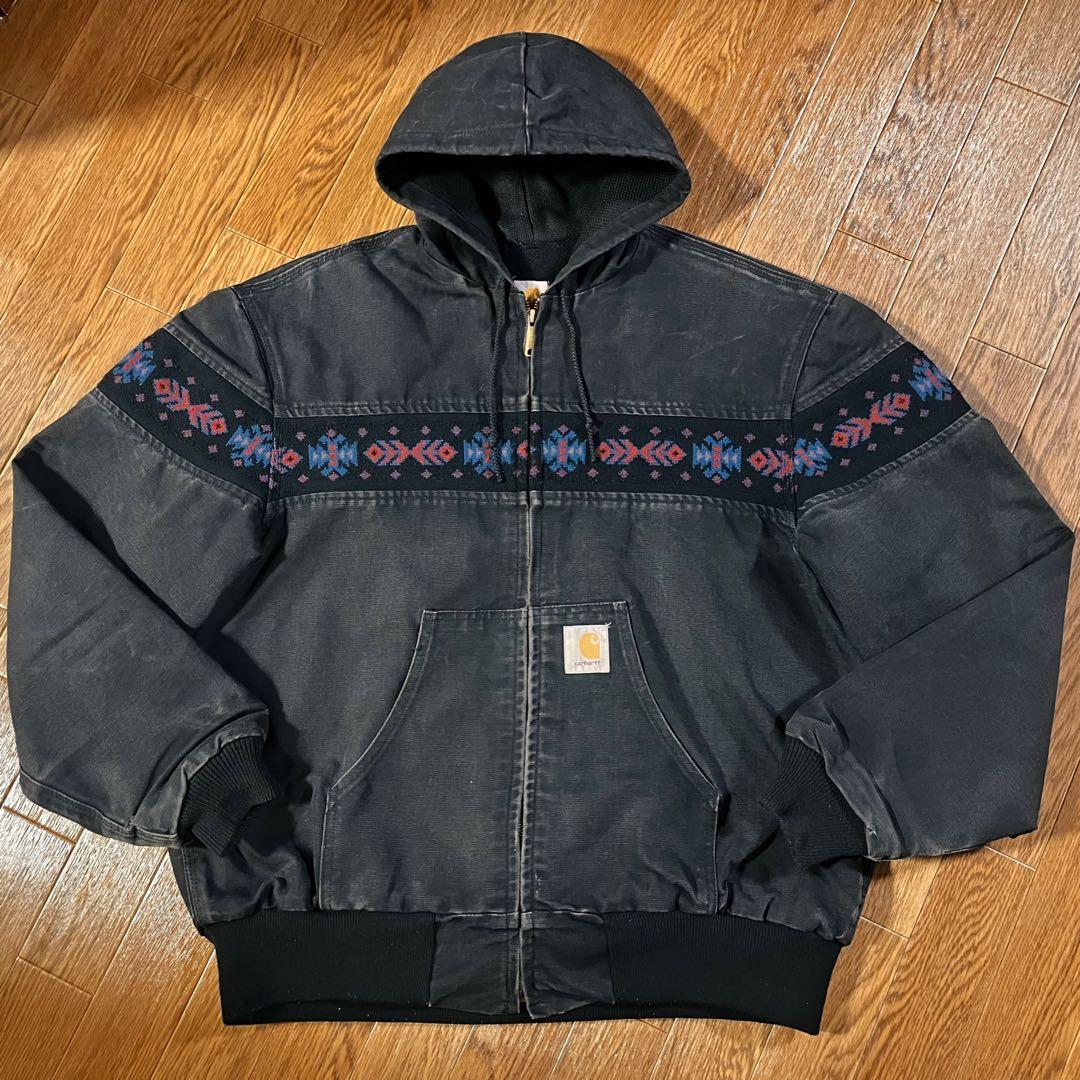 カーハート サウスウエスト アクティブジャケット ブラック L JR0005