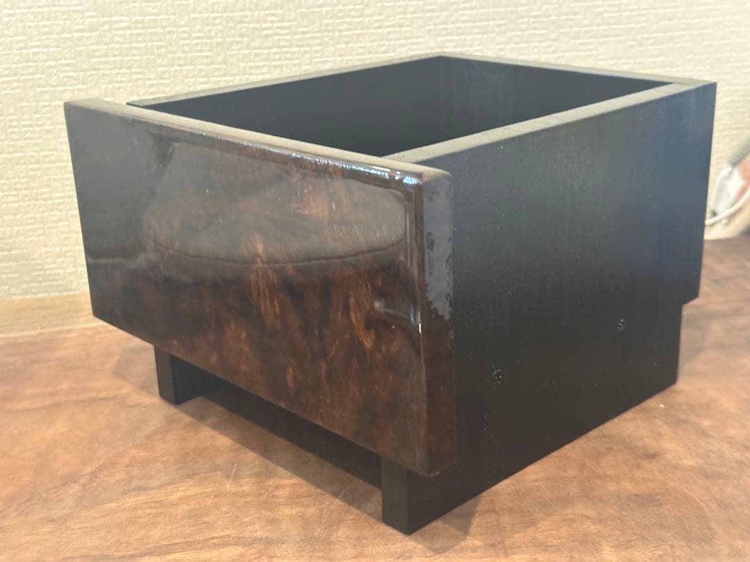 ローバー　ミニ　小物入れ　ウォールナット&レジン