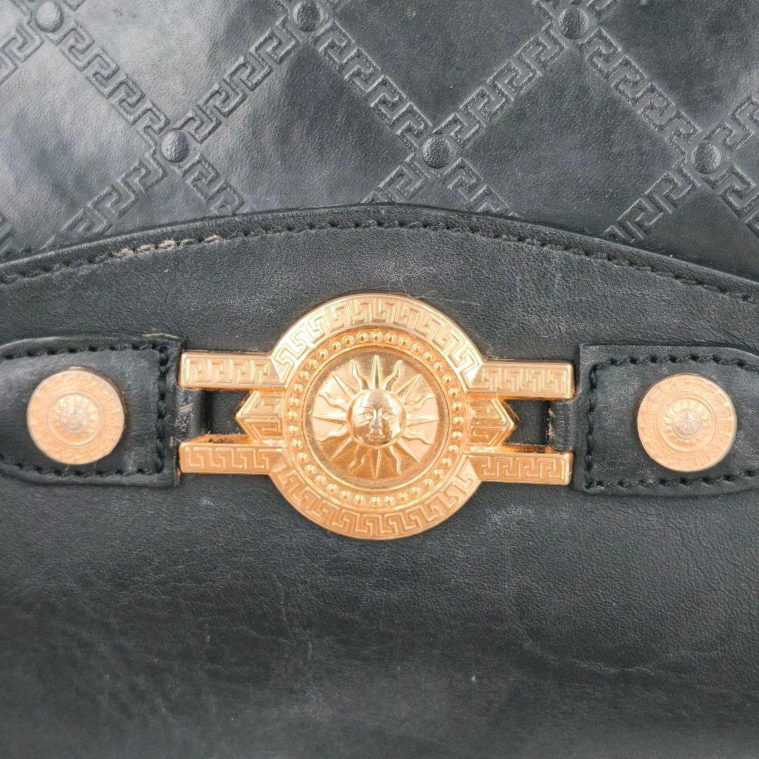 【美品 高級◎】ヴェルサーチ ボストンバッグ サンバースト 2way 大容量