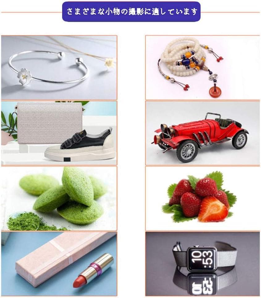 撮影ボックス30cm 高輝度LED写真照明キット 6種類の背景布付き