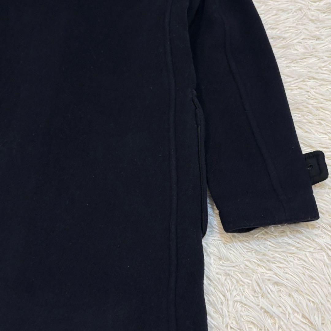 ロンドントラディション　フード付きダッフルコート　(F)　黒　イギリス製