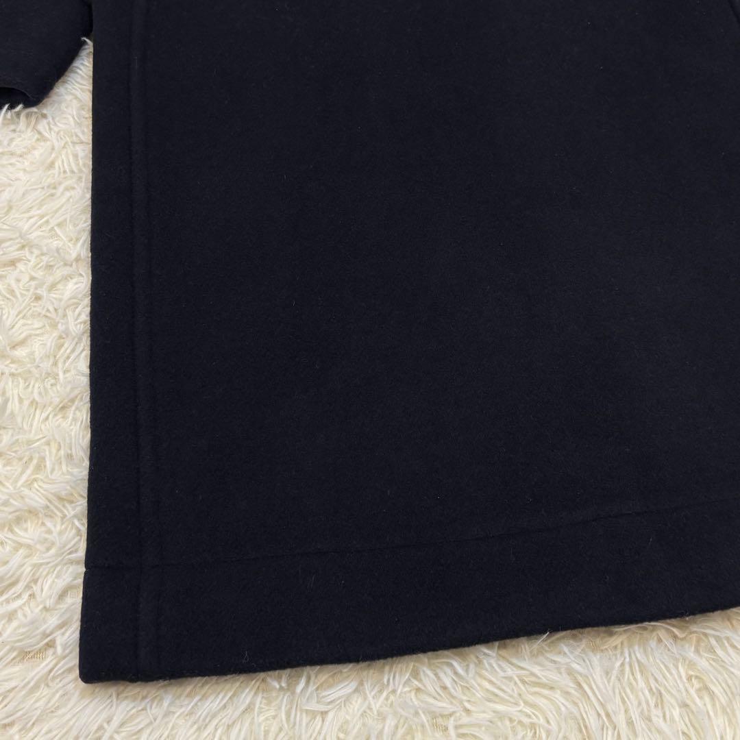 ロンドントラディション　フード付きダッフルコート　(F)　黒　イギリス製