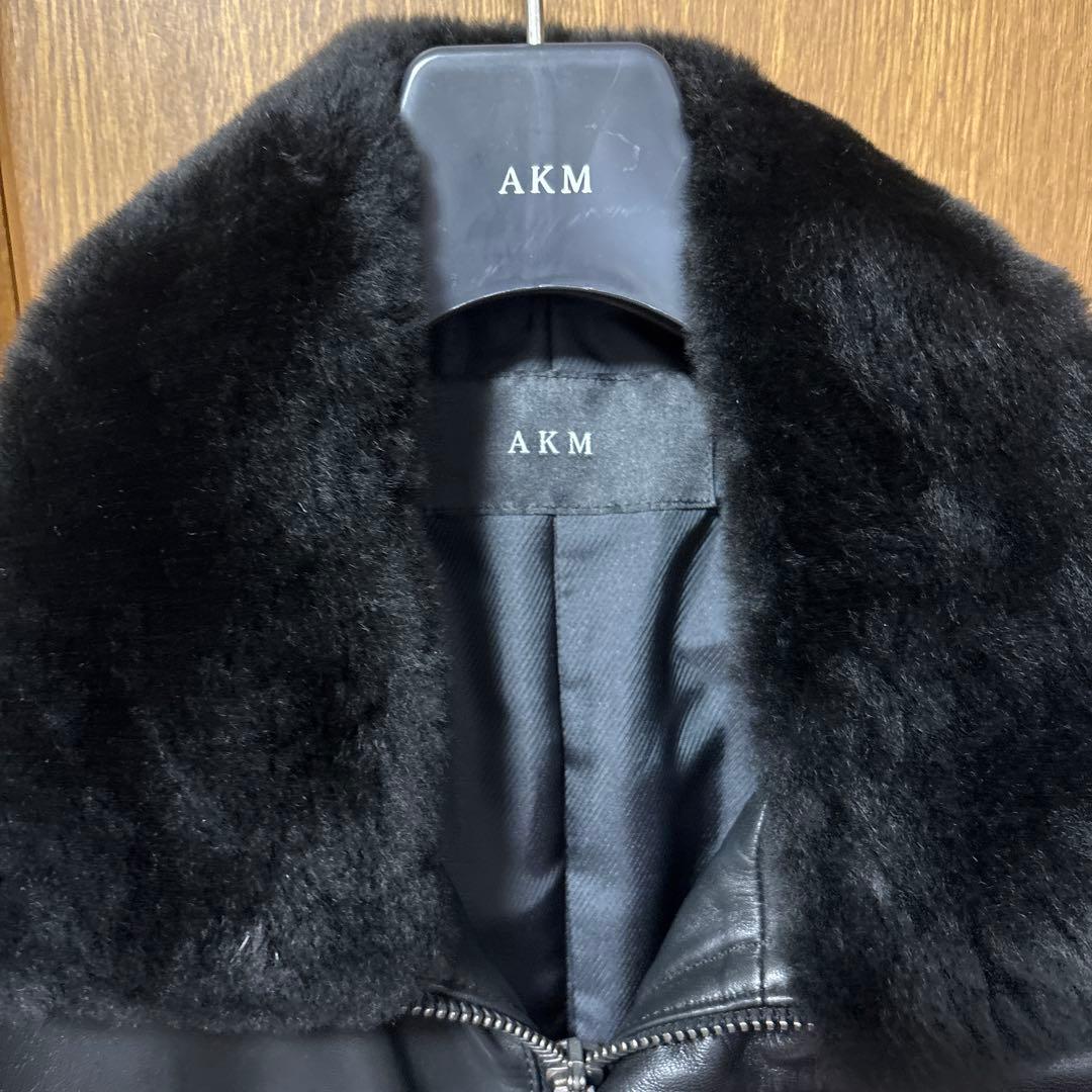 は*な様 AKM ブラックレザー ジャケット