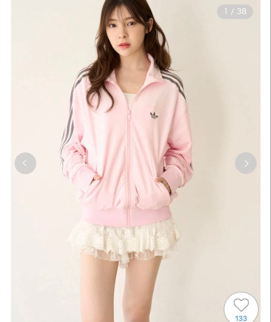 アディダス　ファイヤーバード トラックトップ ベロア FOR スナイデル