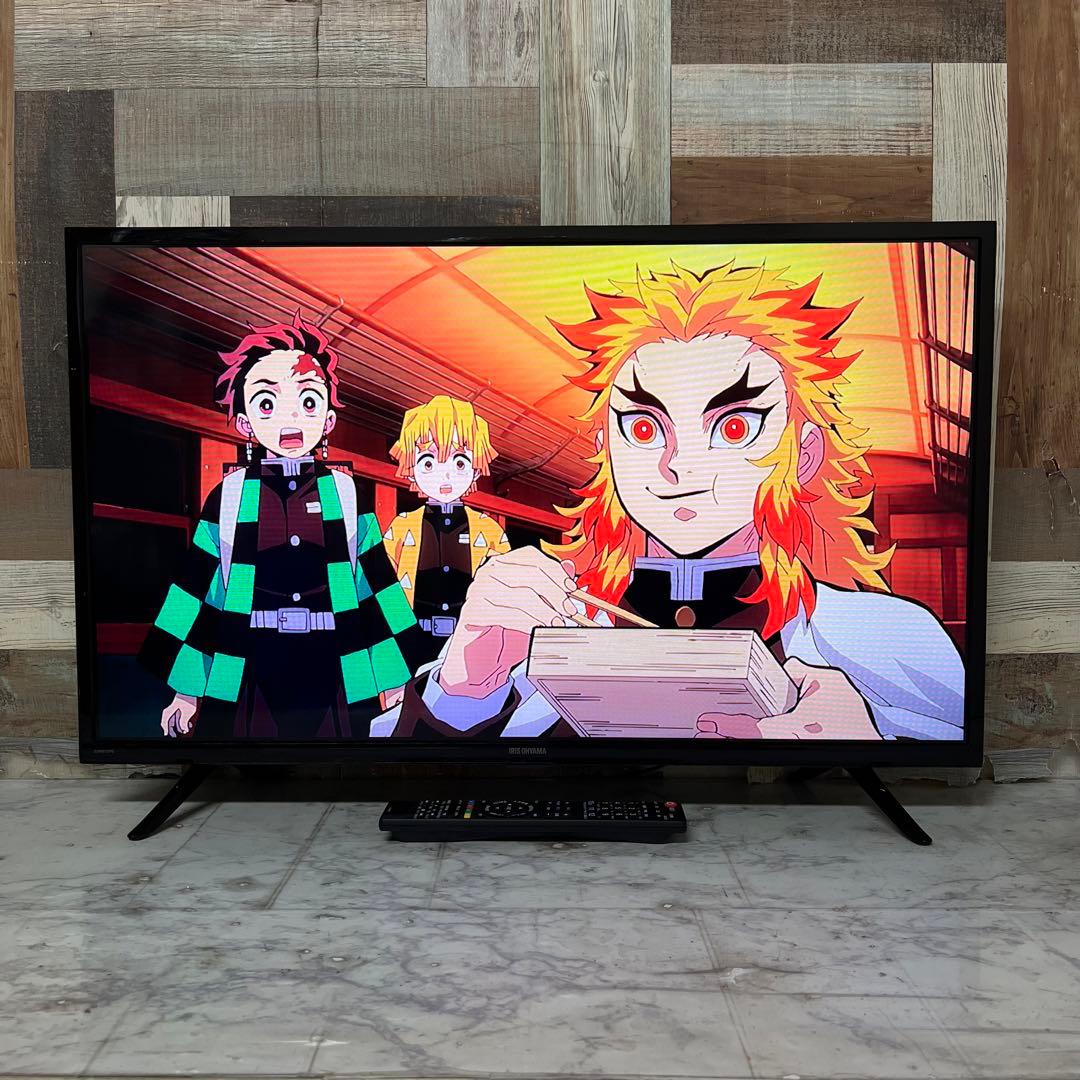 即日受渡❣️全国送料込去年購入アイリスオーヤマ32型 Wチューナー新品リモコン付