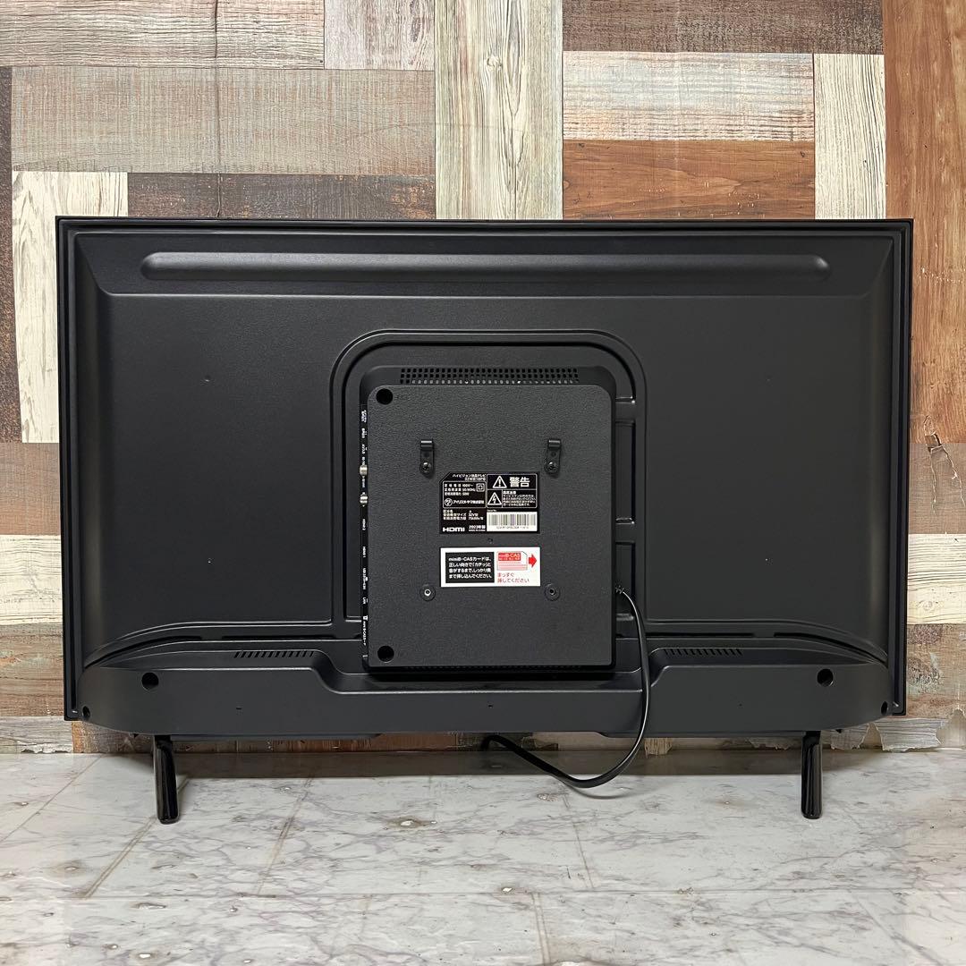 即日受渡❣️全国送料込去年購入アイリスオーヤマ32型 Wチューナー新品リモコン付