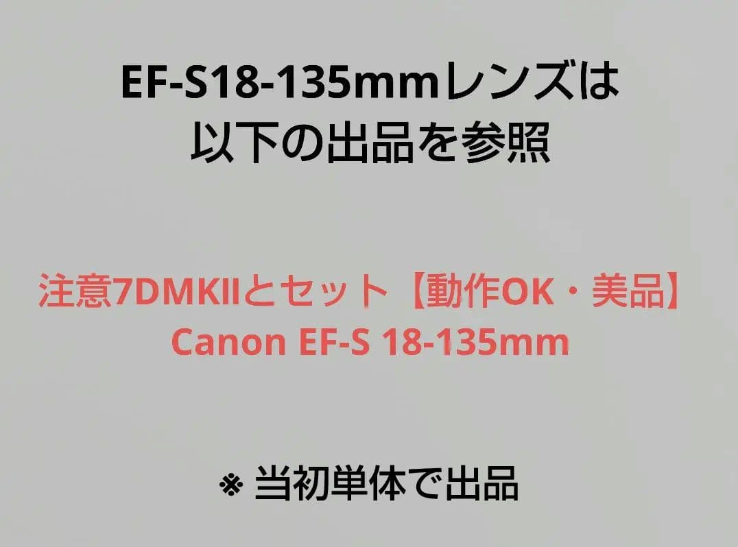 ア*ロ様 【実用的組合せ】Canon EOS 7D Mark II レンズ２本・