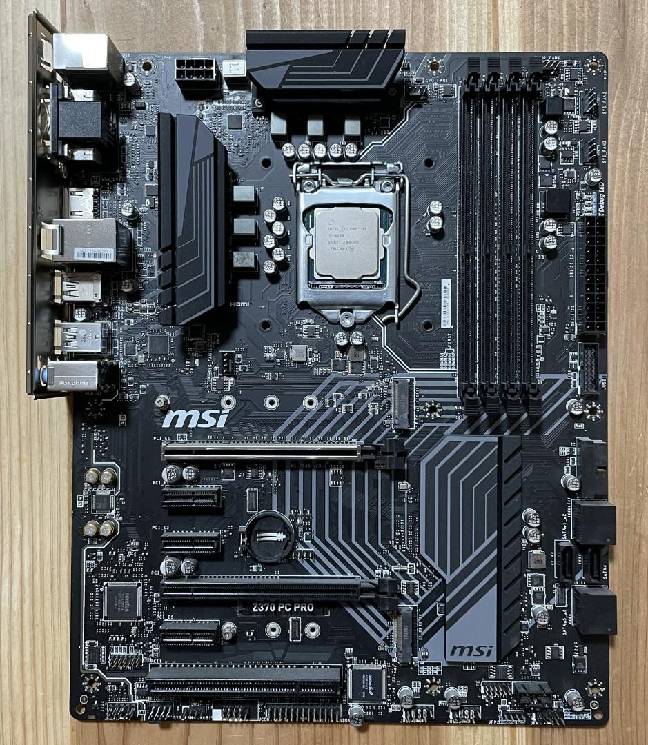 ボ*ン様 セット品 MSI Z370/core i5/DDR4 8GB×2/16