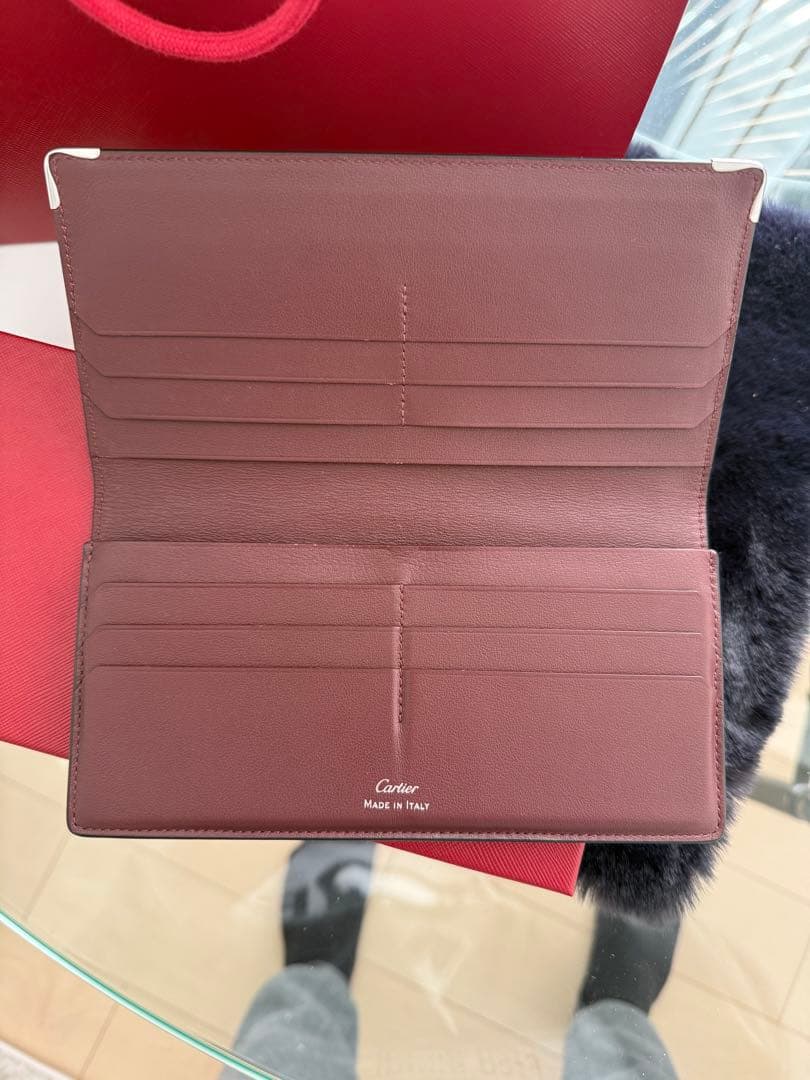 Cartier ブラック 長財布