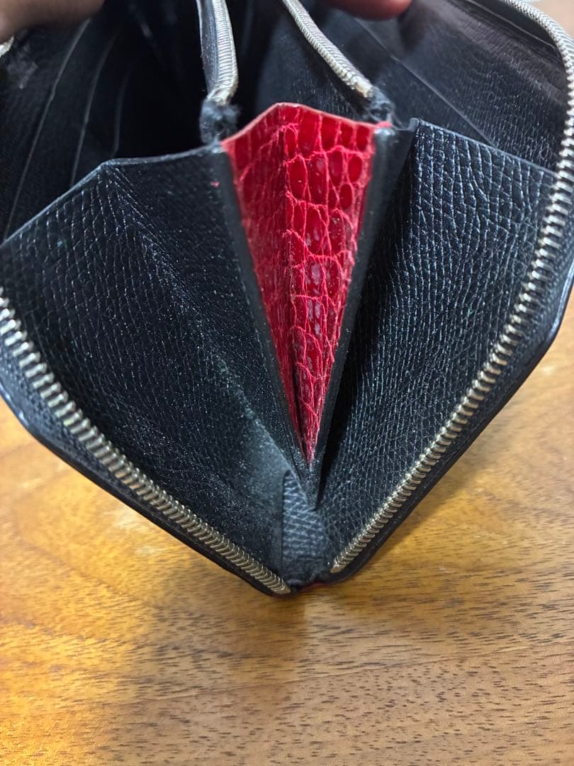 Camille Fournet 黒 レザー 長財布