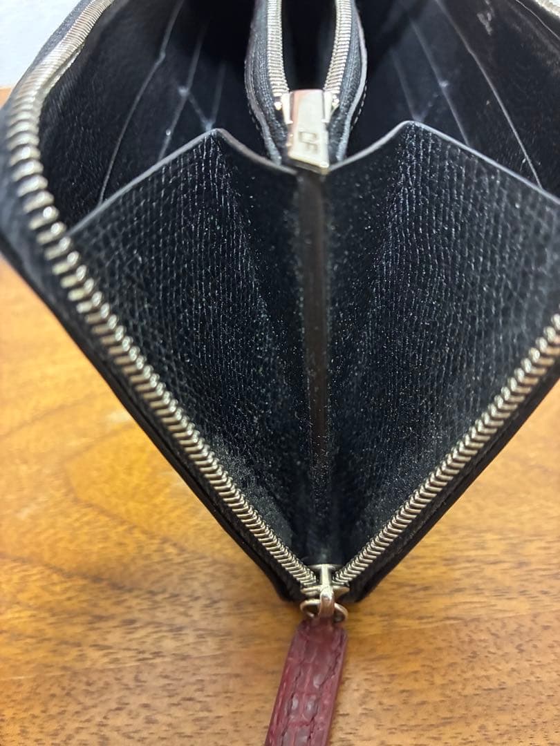 Camille Fournet 黒 レザー 長財布