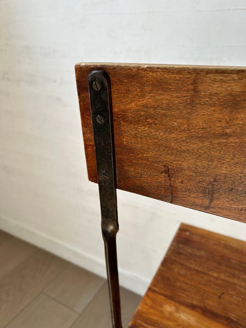 ヴィンテージ　折りたたみアイアンチェア　ガーデンチェア　雰囲気○ 1〜2脚あり