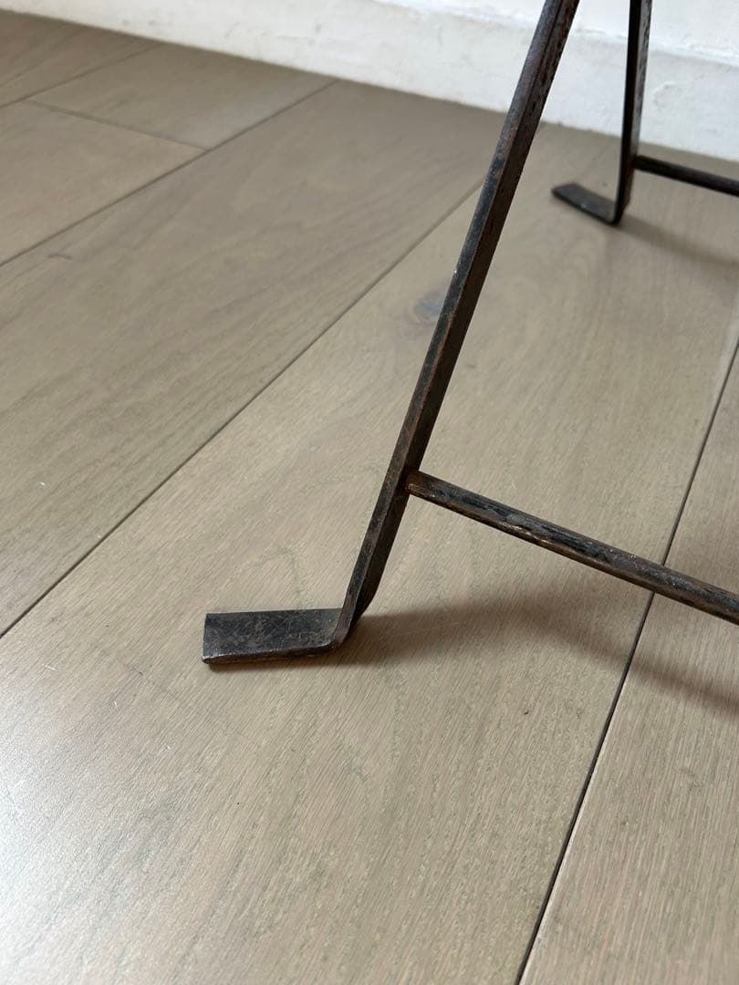 ヴィンテージ　折りたたみアイアンチェア　ガーデンチェア　雰囲気○ 1〜2脚あり