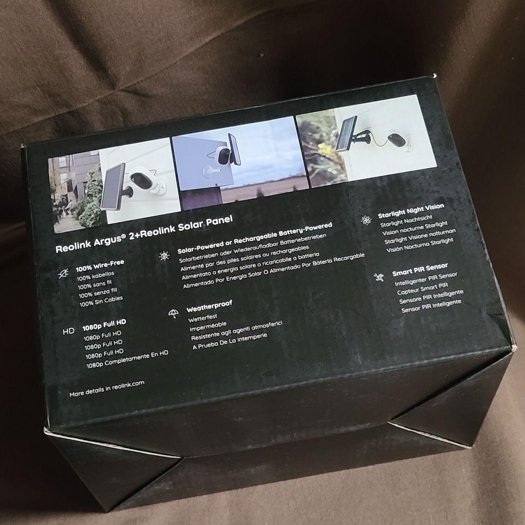 防犯カメラ Reolink Argus 2, Solar Panel セット