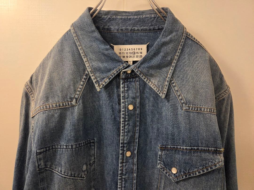 Maison Margiela マルジェラ 14 ウエスタンシャツ 39 デニム