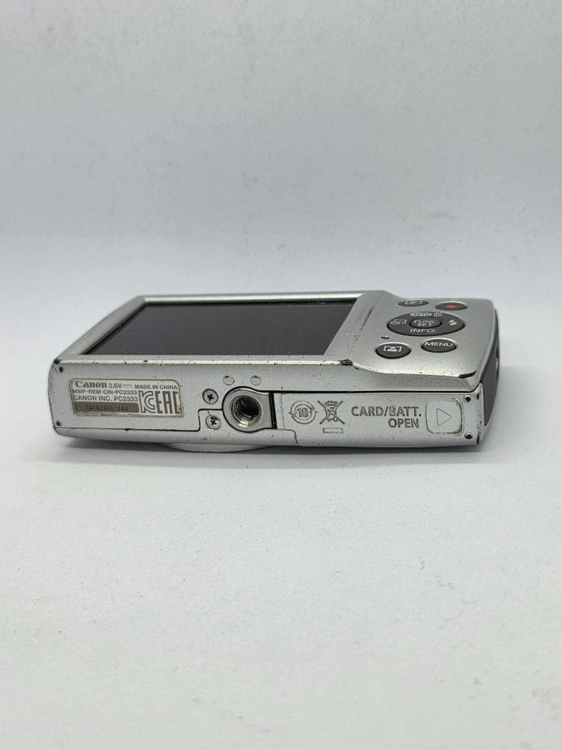 【スマホ転送OK】キャノン Canon IXY 200 シルバー デジタルカメラ