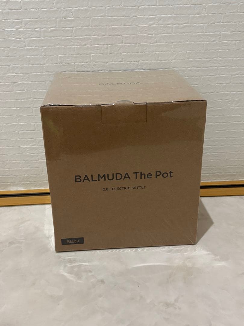【新品未使用】BALMUDA The Pot 電気ケトル　ブラック