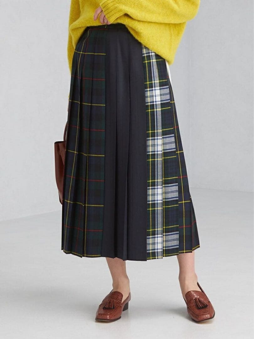 オニールオブダブリンプリーツスカート ユナイテッドアローズグリーンレーベル別注