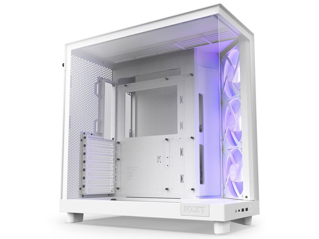 PCケース(自作PC用) NZXT H6Flow RGBWhite +F280RGB Core White