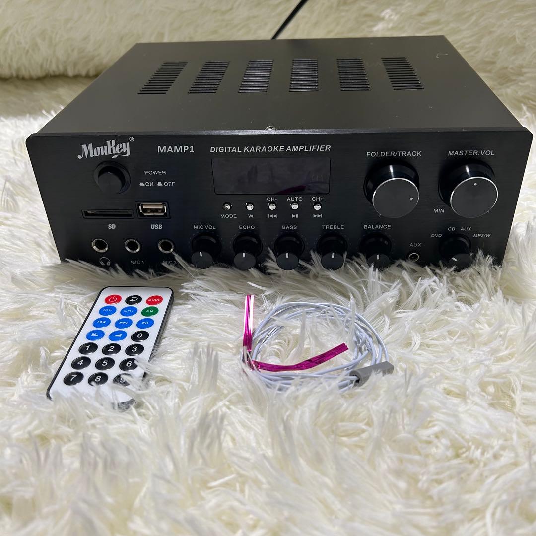 MouKey システムマイクミキサー　Bluetooth対応　220W電源コード