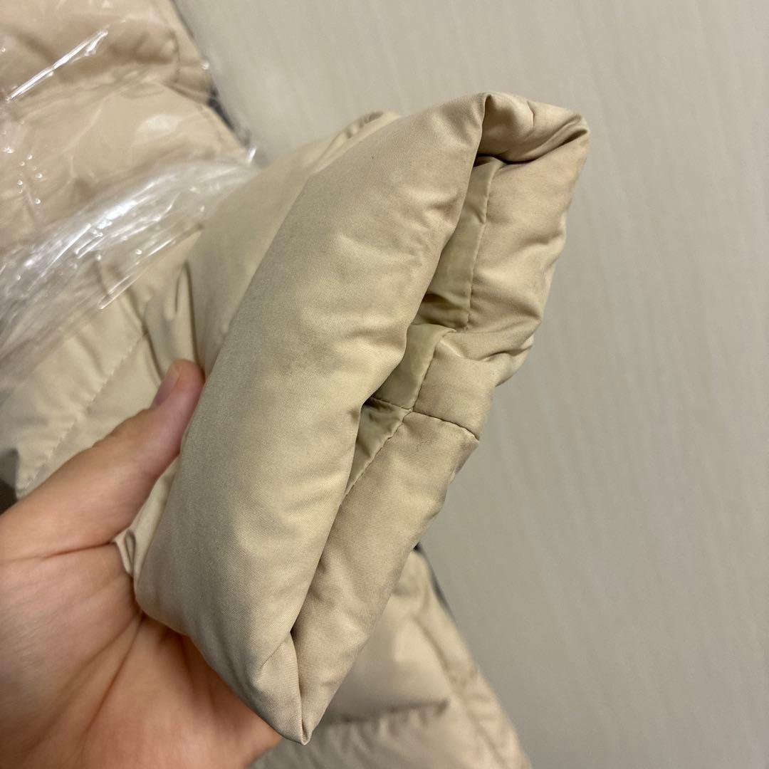 PYRENEX ベージュ ダウンジャケット フード付き