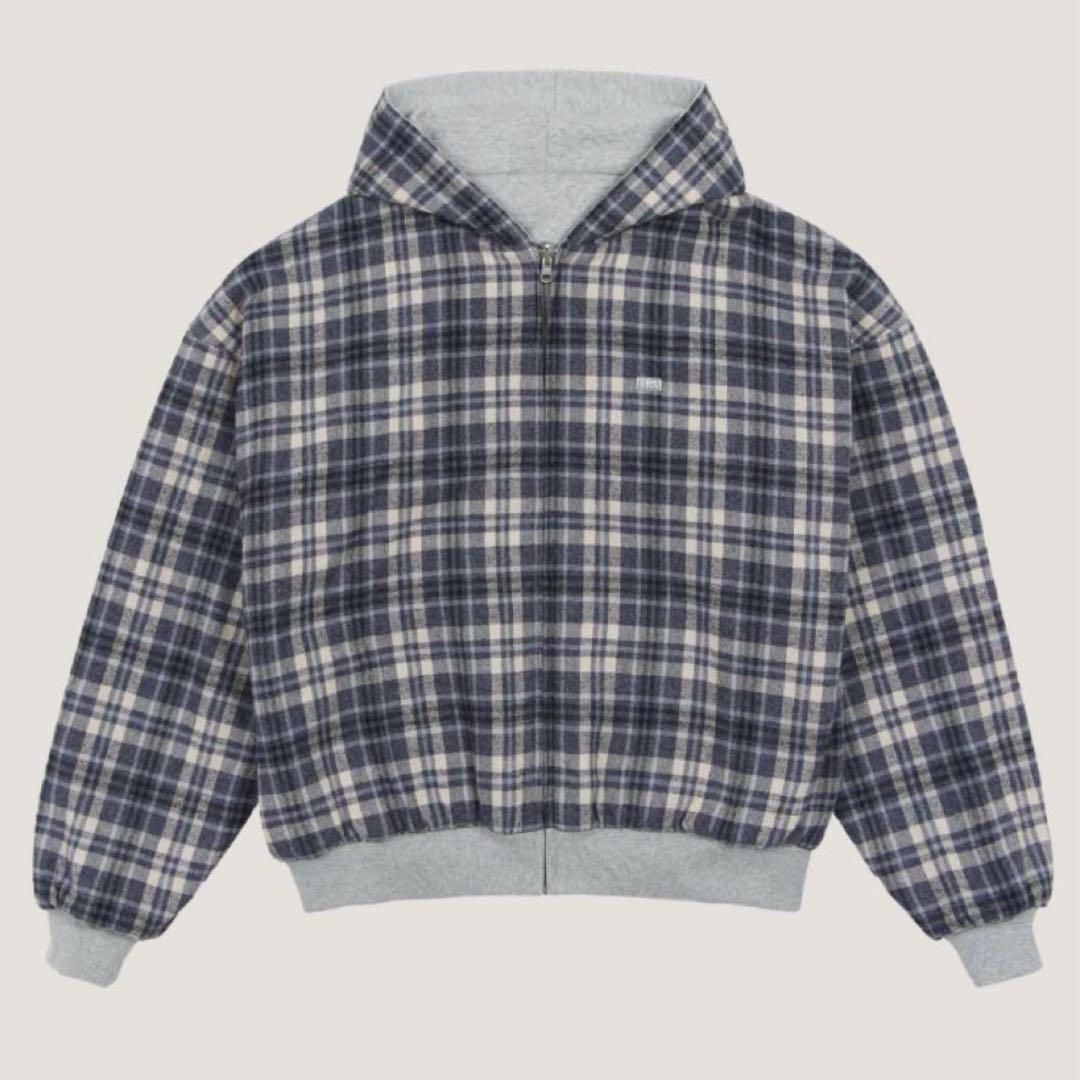 トップス Trendt Vision Reversible Flannel Hoodie