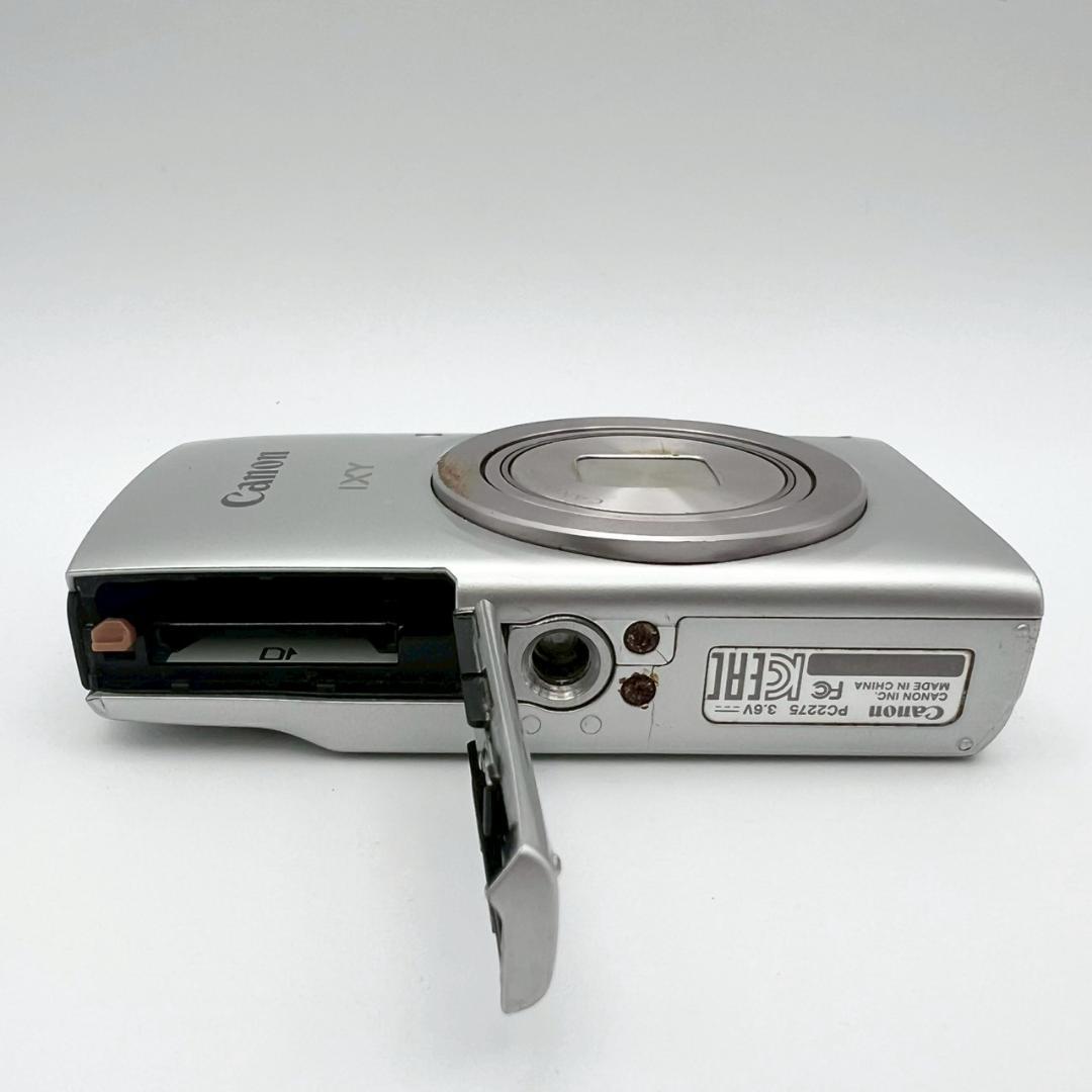 【動作品】Canon IXY 180 コンデジ シルバー 動作確認済