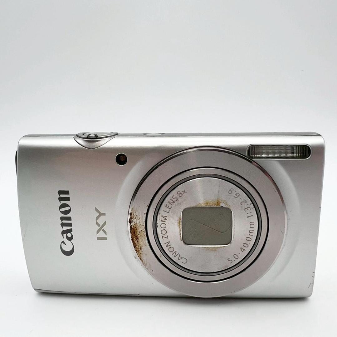 【動作品】Canon IXY 180 コンデジ シルバー 動作確認済