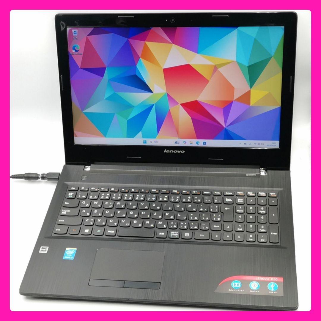 大特価！ 新型Windows11 ノートパソコン Lenovo カメラ搭載！