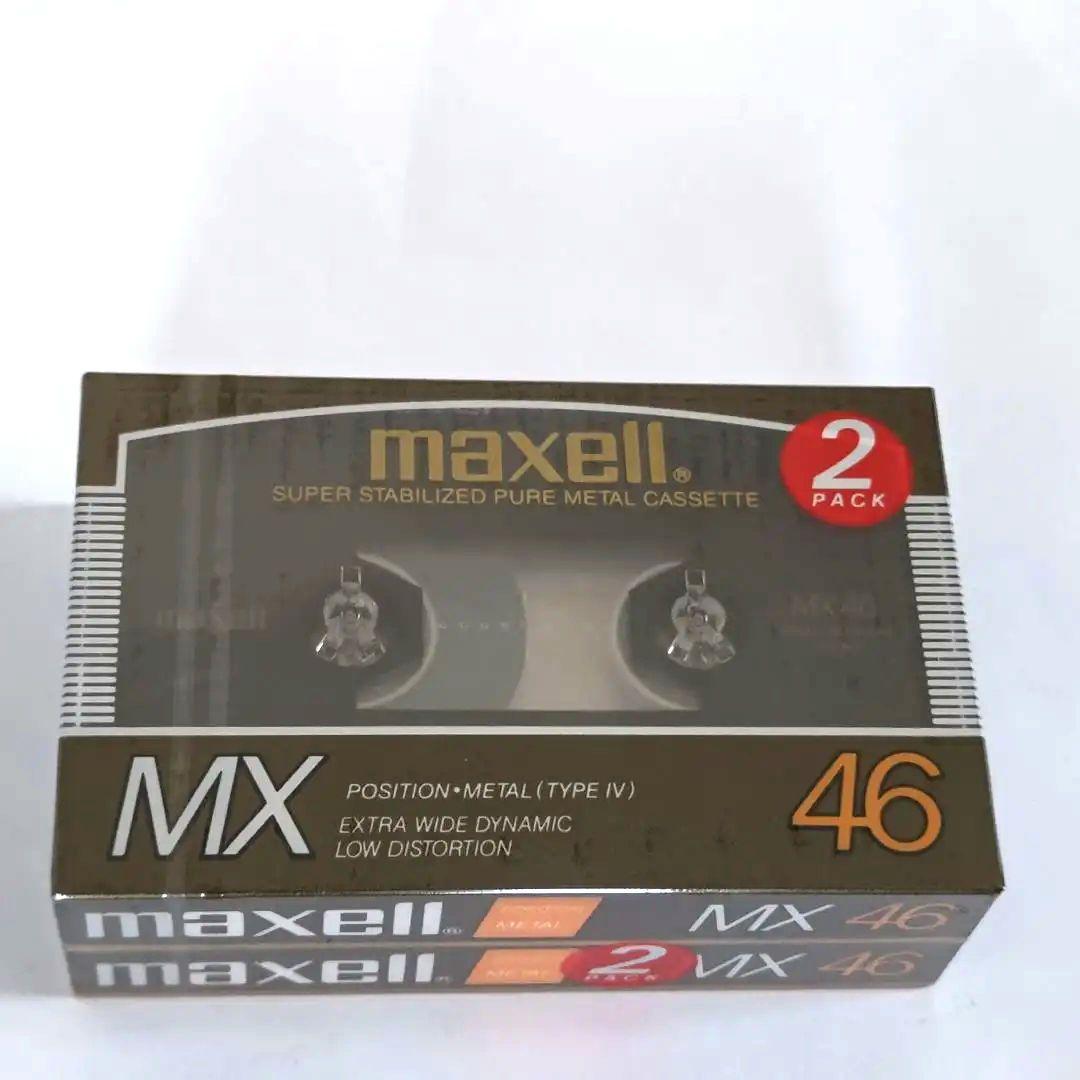 昭和レトロ★マクセル❇️メタルポジション❇️MX46❇️カセットテープ2本入り