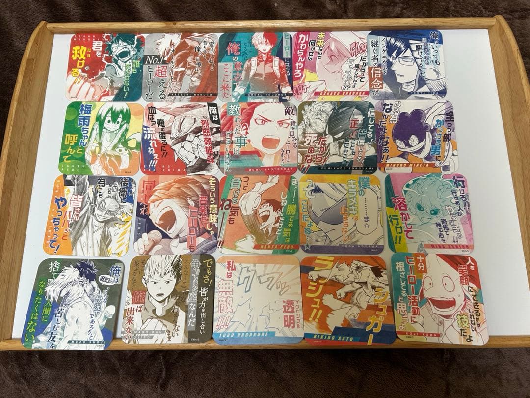 ヒロアカ展　コースター　全種セット（BOX特典有）