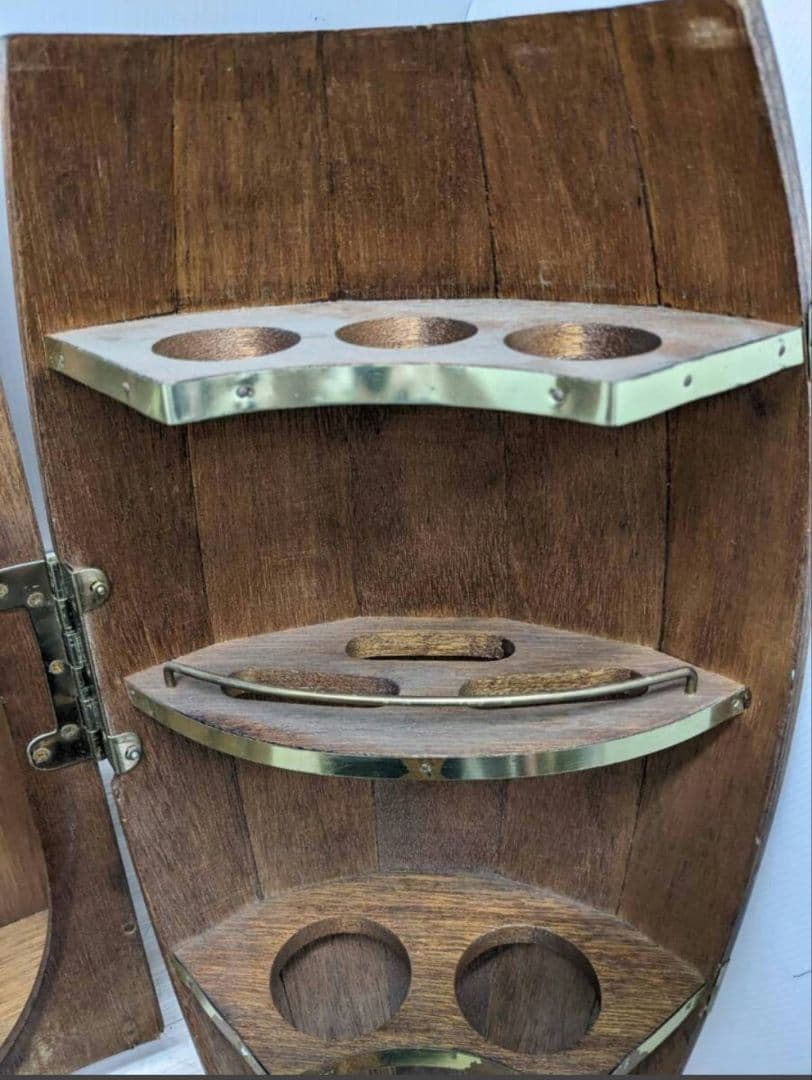 【GW特価】樽型 収納棚 キャビネット アンティーク レトロ ヴィンテージ