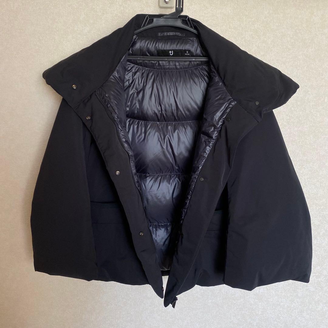 ユニクロ +J ジルサンダーコラボ ボリュームダウンジャケット S ブラック