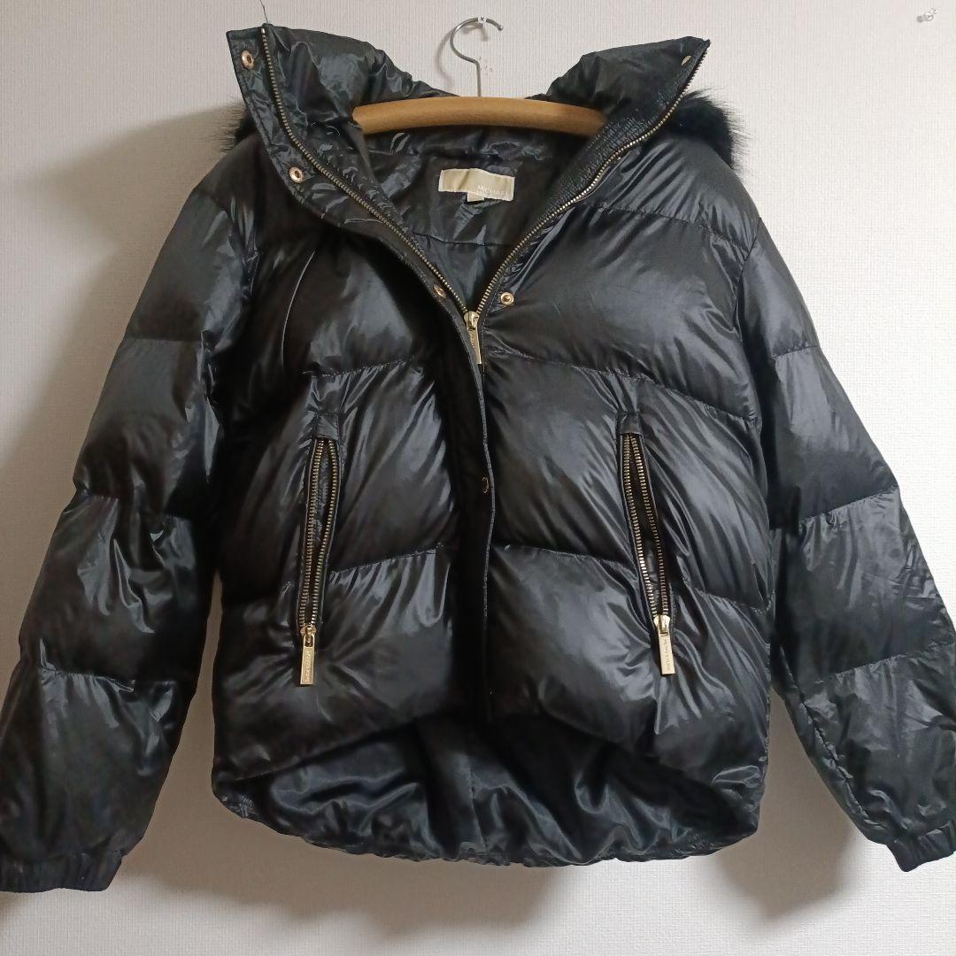 最終値下げMICHAEL KORS ブラックダウンジャケット XS