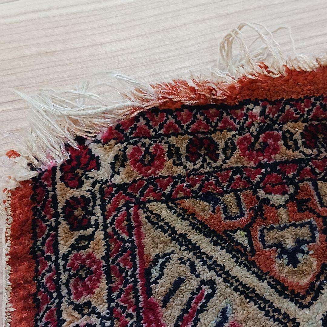 Y2822-2 ペルシャ絨毯 クム産 シルク100% 手織り