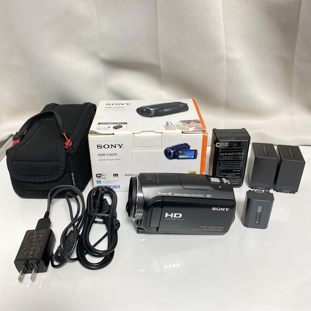 aikey 　　　　　HDR-CX670 ほぼ新品　SONY　ハンディカム