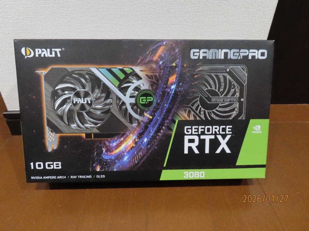グラフィックボード　Palit RTX3080 gaming pro 10GB