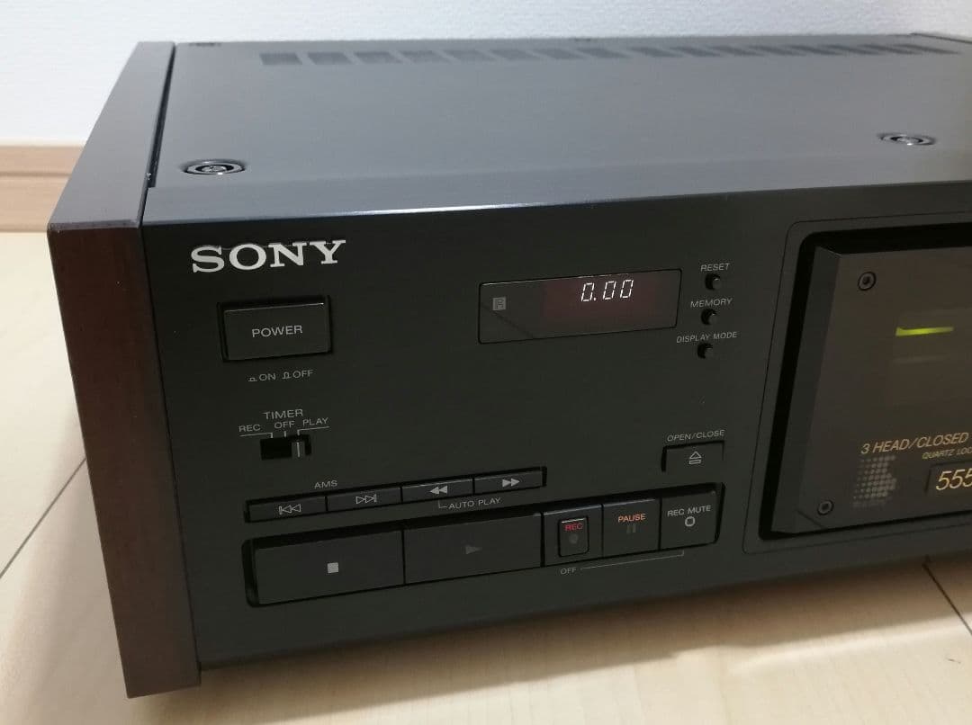 部品取り SONY カセットデッキ TC-K555ESG