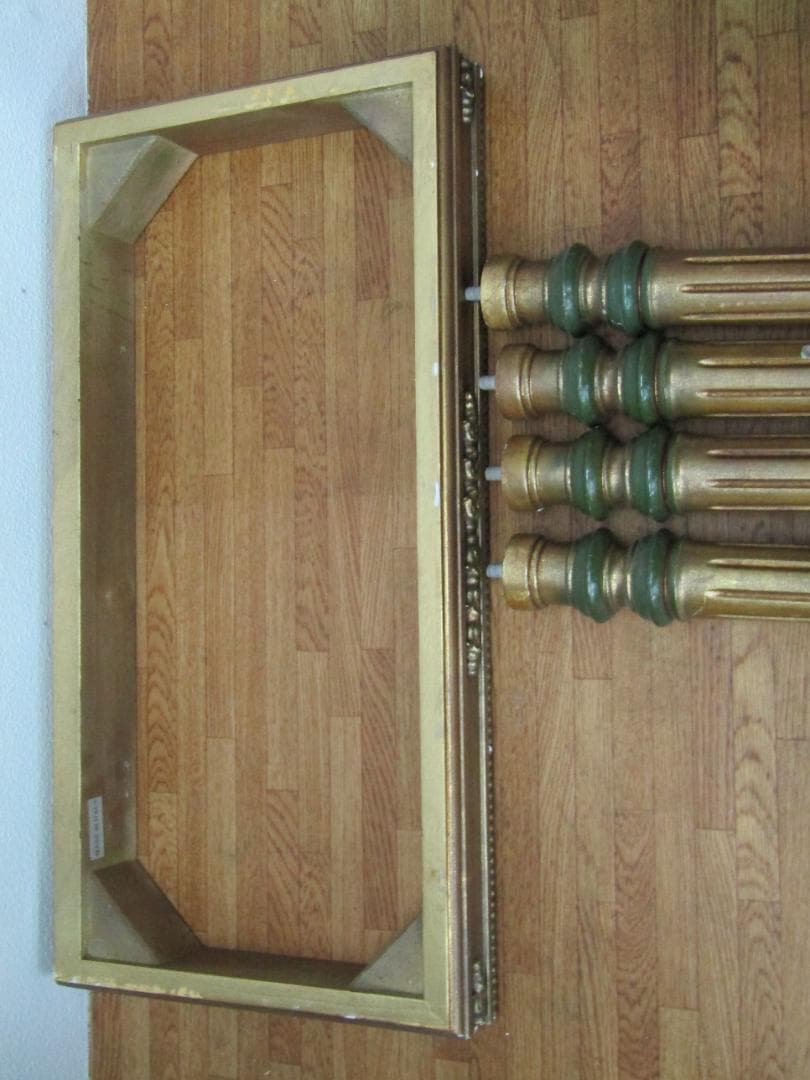 T*S様 クラシックスタイル テーブル グリーン大理石 アンティーク