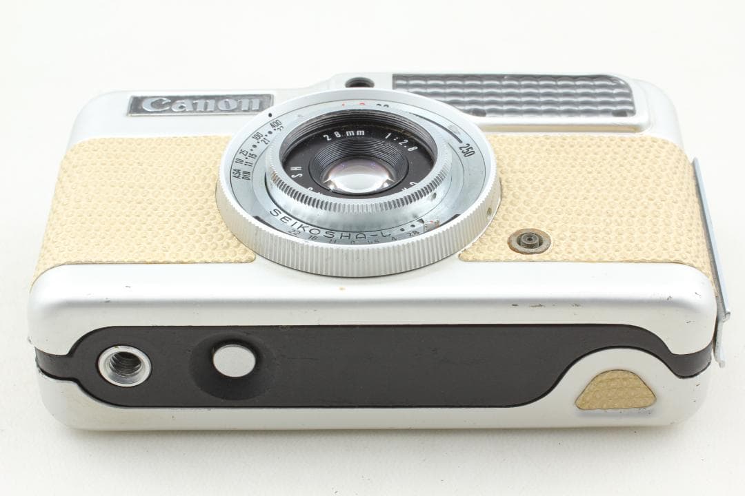 【整備済　並品】ベージュ Canon Demi 露出計不良 #1363